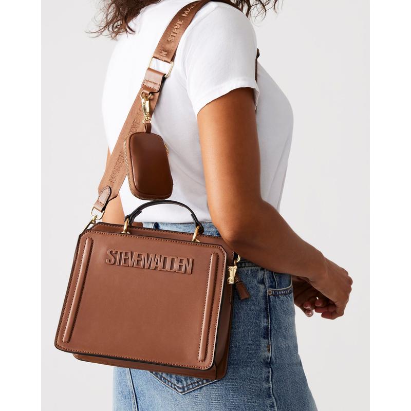 Steve Madden EVELYN BAG COGNAC Crossbody Bags