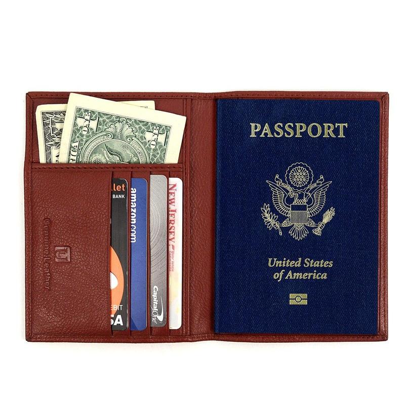 Passport Case - RFID Genuine Leather