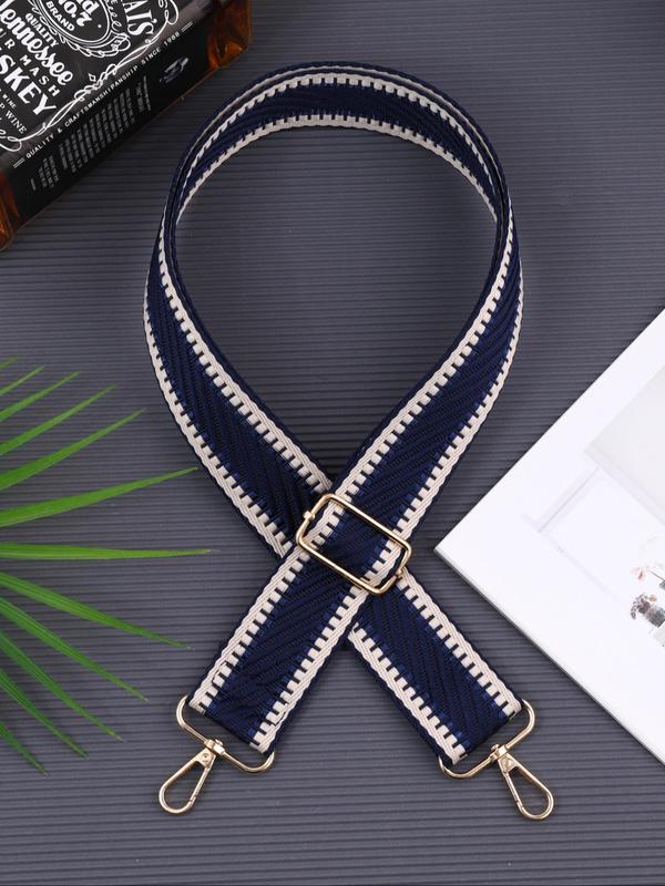 Fashionable Geometric Pattern Bag Strap, Casual Detachable Adjustable Shoulder Strap for Crossbody Bag, Vintage All-match Bag Accessories for Bag Decor