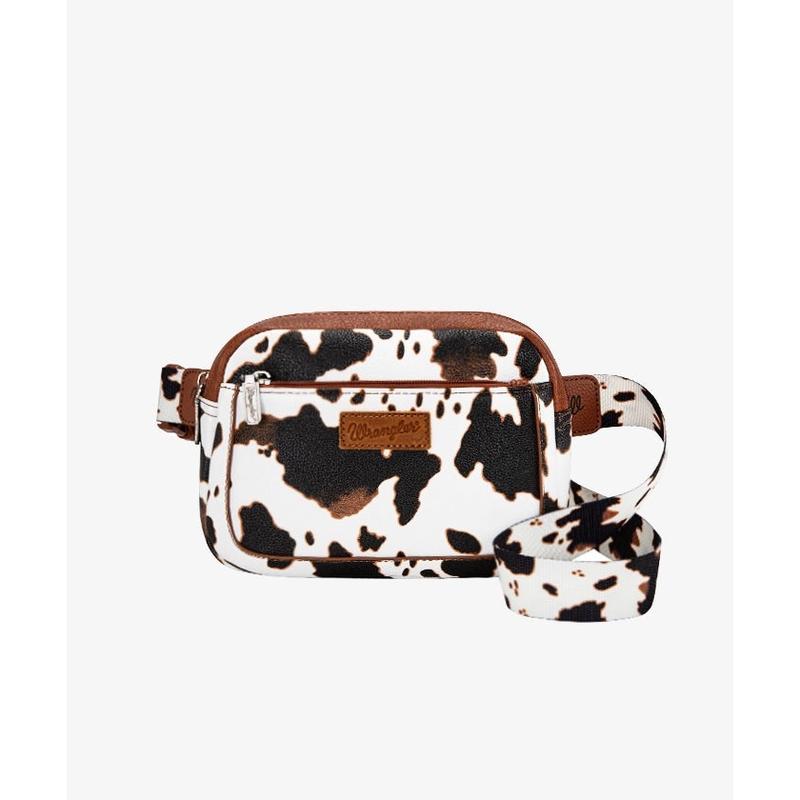 Wrangler Western Womans Cow Print Belt-Bag