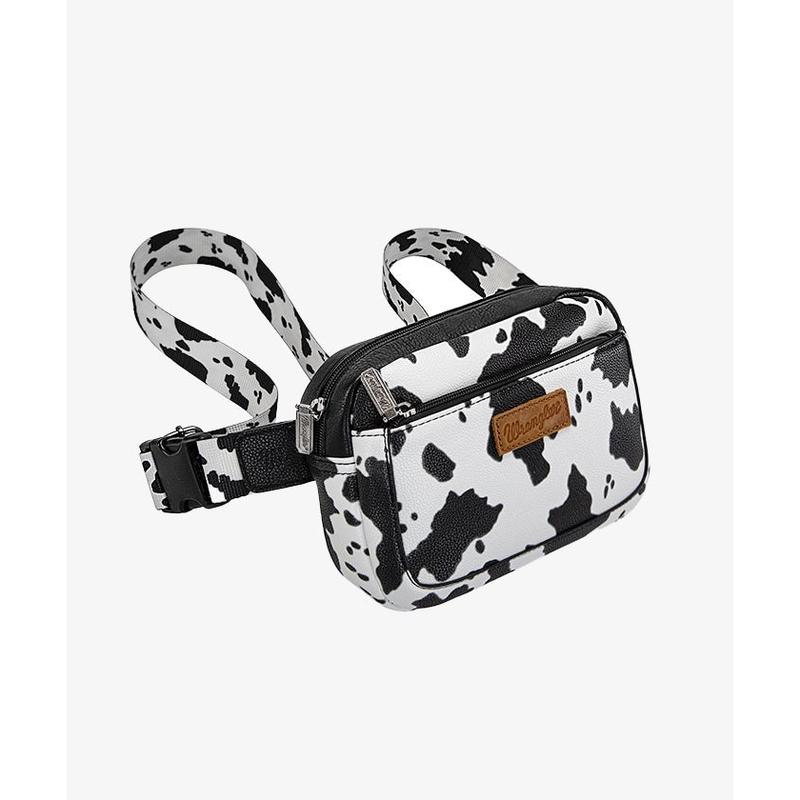 Wrangler Western Womans Cow Print Belt-Bag