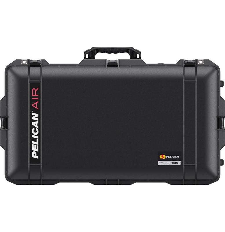 Pelican 1615 Air Case - Polypropylene ABS Material, Lightweight & Durable for Airline Check-In Size, Retractable Handle and Quiet Wheels