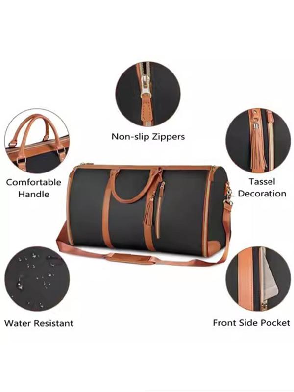 Large Capacity Travel Bag, Casual Simple Foldable Crossbody Travel Bag, Lightweight Portable Travel Bag for Women & Men