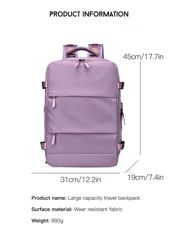 Summer Casual Large Capacity School Backpack, Waterproof Outdoor Sports Bag, Lightweight Travel Bag with Adjustable Strap for Men & Women