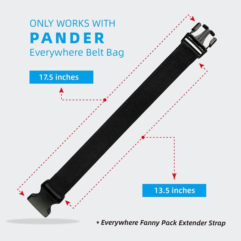 Pander Fanny Pack Everywhere Belt Bag Extender Strap, Only Fit for Pander Everywhere Belt Bag.