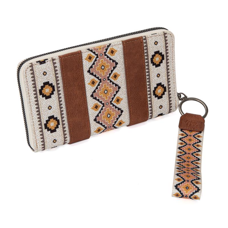 Wrangler Western Wristlet Wallet Boho Aztec Credit Card Holder for Women-Fall Fashion woman gift