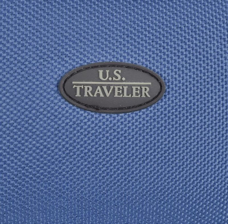 U.S. Traveler Rio Rugged Fabric Luggage, Royal Blue, 2 Wheel