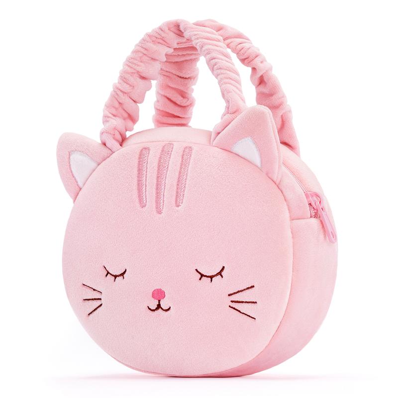 Kitty Patern Pink Cat Ear Design Fashionable Gift for Girls  Perfect for Cat Lovers Ideal for Birthdays and Christmas 7-Inch