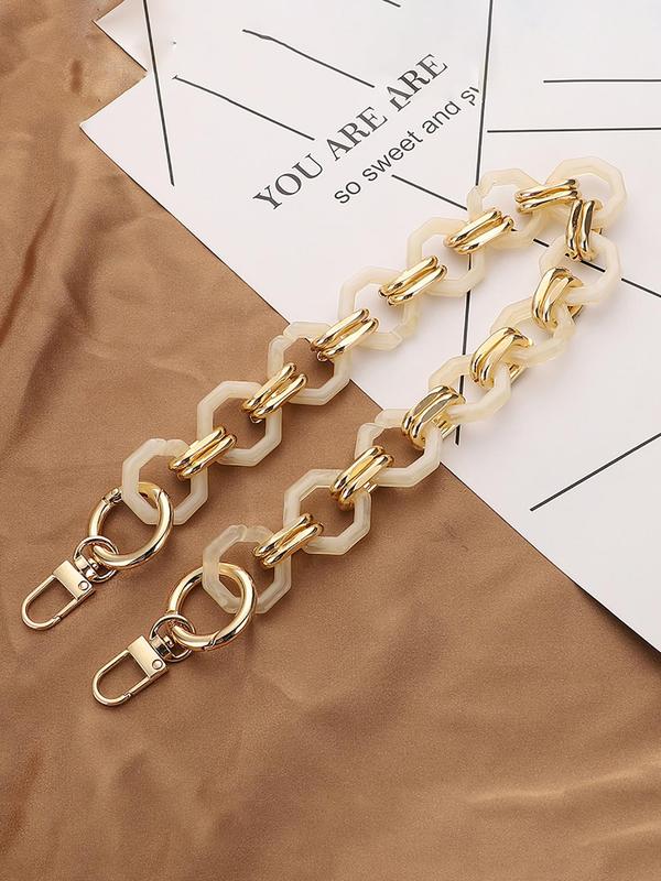 Vintage Ombre Chain Bag Strap, Fashionable Bag Strap for Women's Shoulder Bag, 1 Count Casual Trendy Versatile High-quality Daily Bag Strap