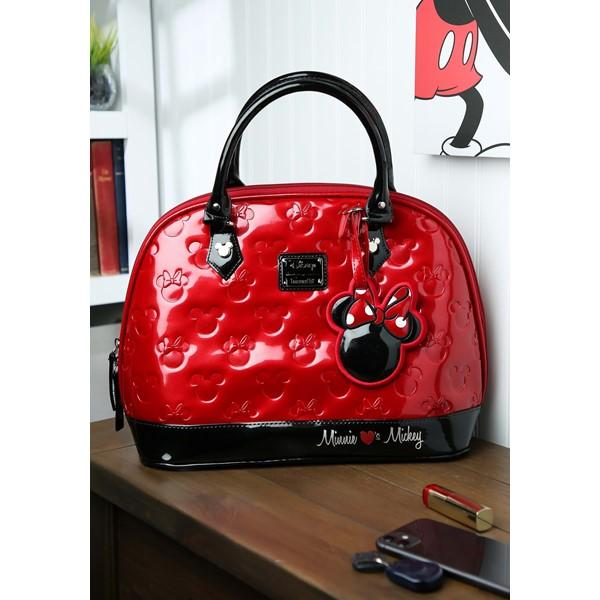 Loungefly Mickey and Minnie Disney Embossed Bag