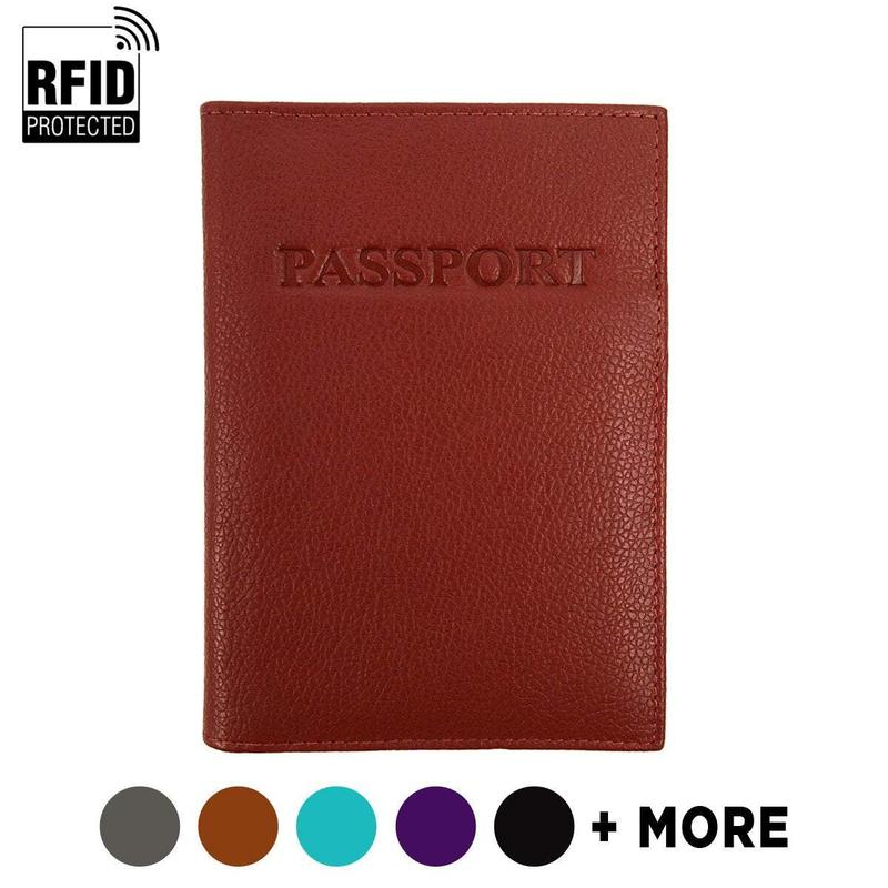 Passport Case - RFID Genuine Leather