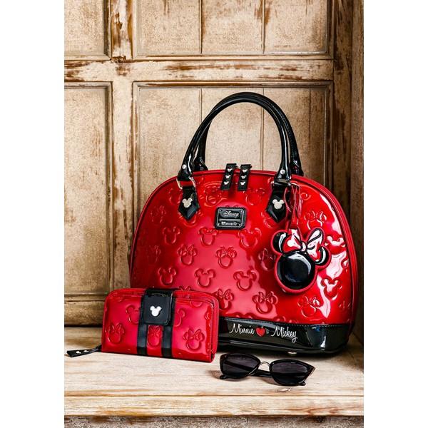 Loungefly Mickey and Minnie Disney Embossed Bag