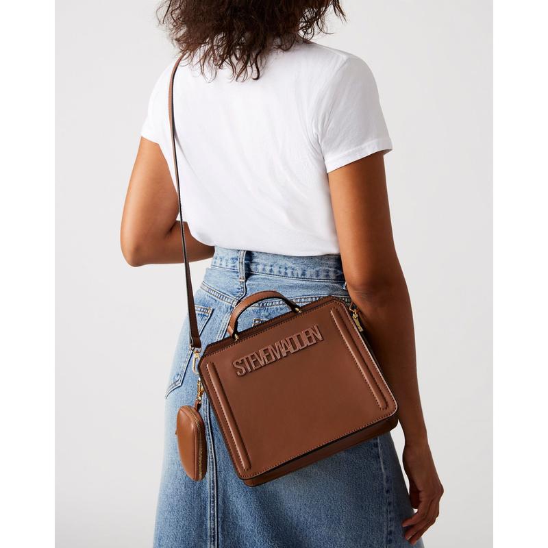 Steve Madden EVELYN BAG COGNAC Crossbody Bags