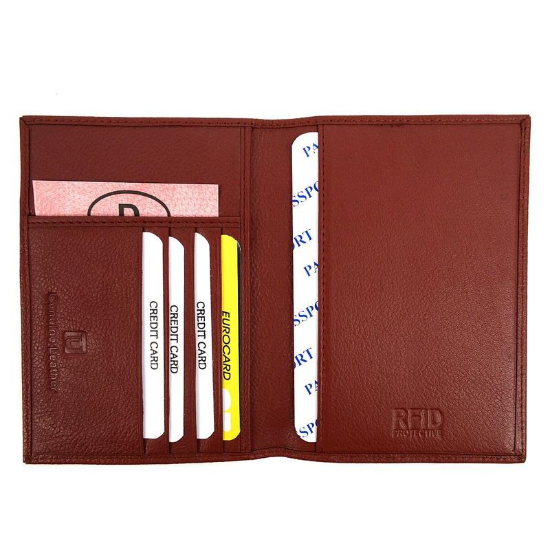 Passport Case - RFID Genuine Leather