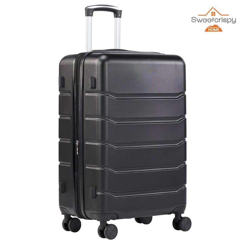 Sweet Furniture S - Luggage 20'' 24'' 28''Luggage, Hard Shell ABS Suitcase with Double Spinner Wheels, Lightweight Expandable Rolling Luggage with TSA Lock