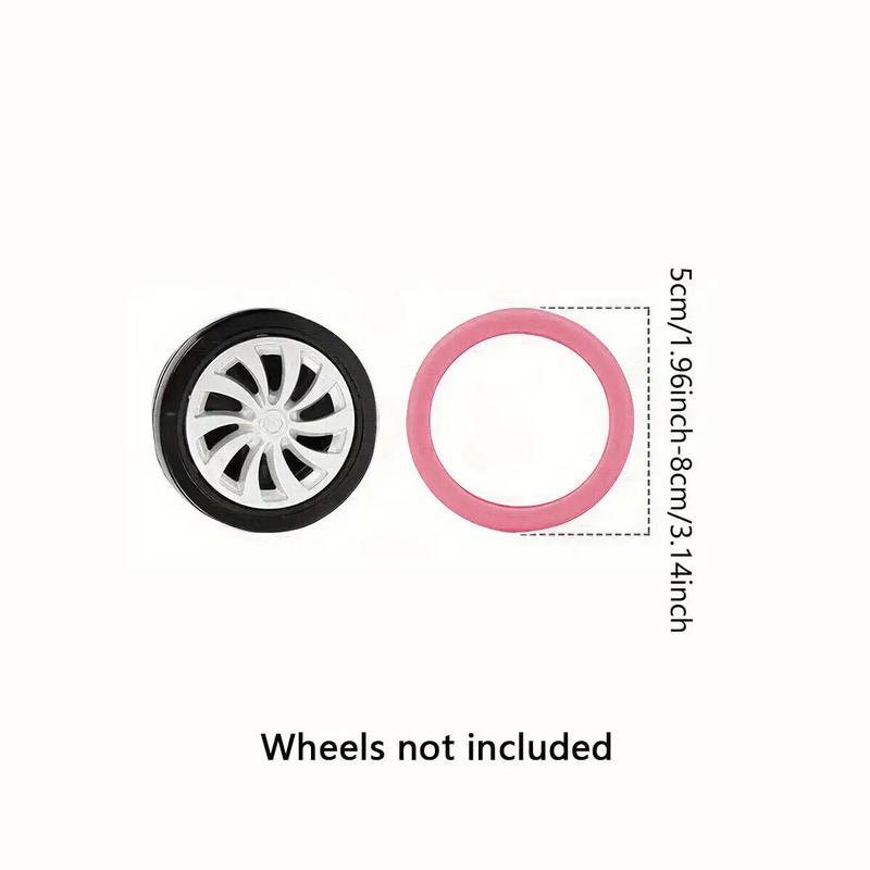 Travel Case Wheel Protector (10pcs), Anti-scratch Wheel Cover, Universal Wheel Protector for Travel Case, Suitcase, Handbag, Backpack, Travel Essentials