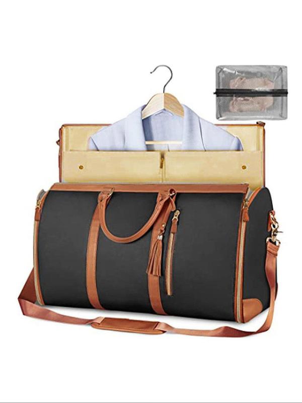 Large Capacity Travel Bag, Casual Simple Foldable Crossbody Travel Bag, Lightweight Portable Travel Bag for Women & Men