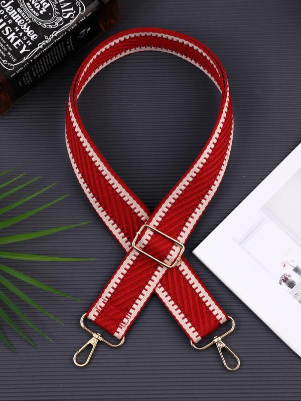 Fashionable Geometric Pattern Bag Strap, Casual Detachable Adjustable Shoulder Strap for Crossbody Bag, Vintage All-match Bag Accessories for Bag Decor