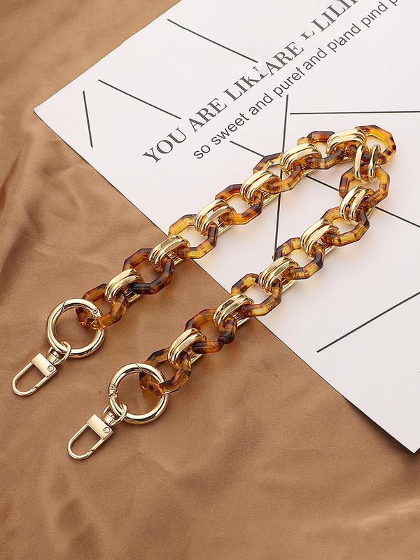 Vintage Ombre Chain Bag Strap, Fashionable Bag Strap for Women's Shoulder Bag, 1 Count Casual Trendy Versatile High-quality Daily Bag Strap