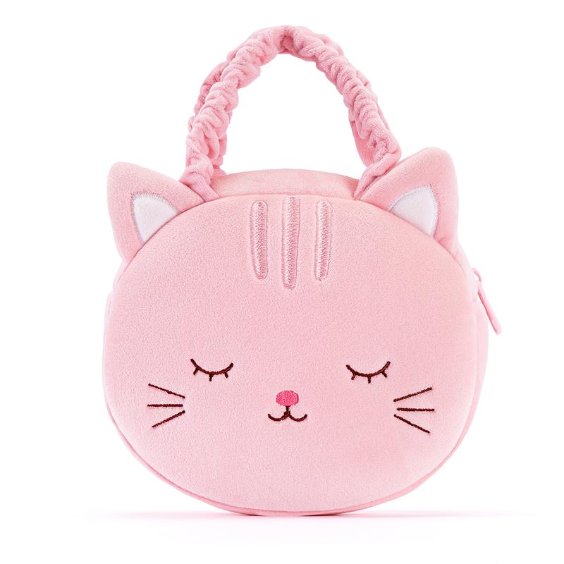 Kitty Patern Pink Cat Ear Design Fashionable Gift for Girls  Perfect for Cat Lovers Ideal for Birthdays and Christmas 7-Inch