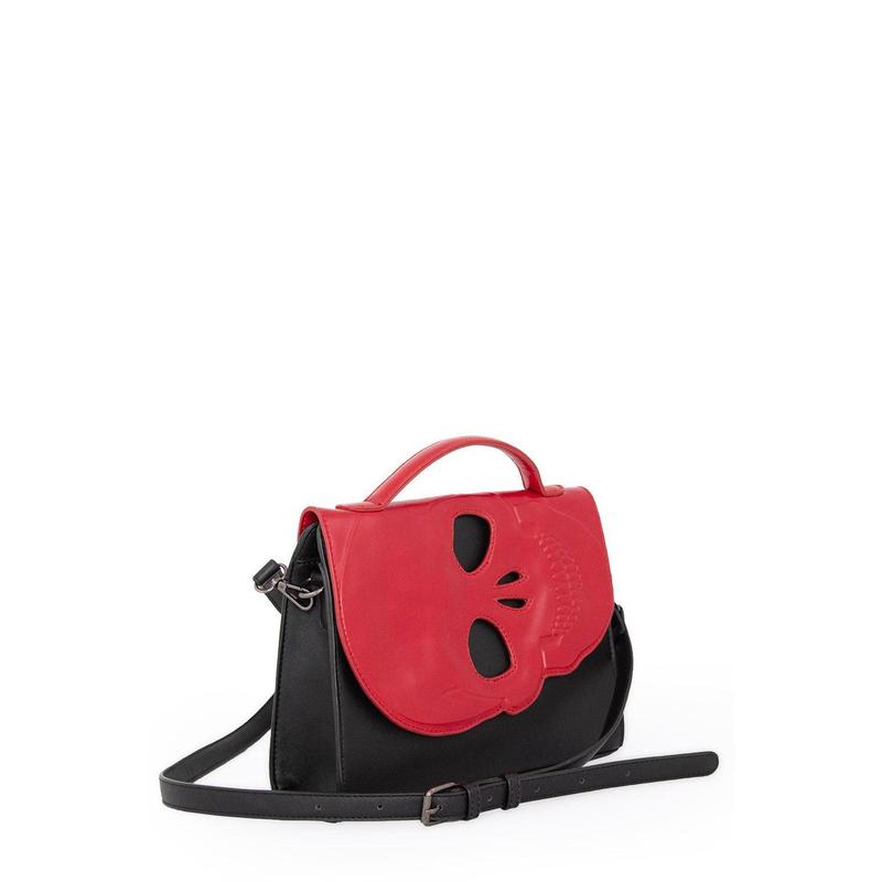 Skull Cut-out Satchel