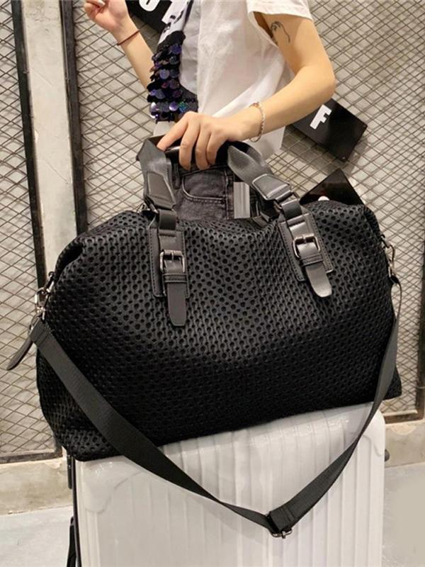 2024 New Style Large Capacity Travel Bag, Luxury Designer Fashionable Zipper Shoulder Bag for Women, Casual Versatile Tote Bag for Daily Life & Work