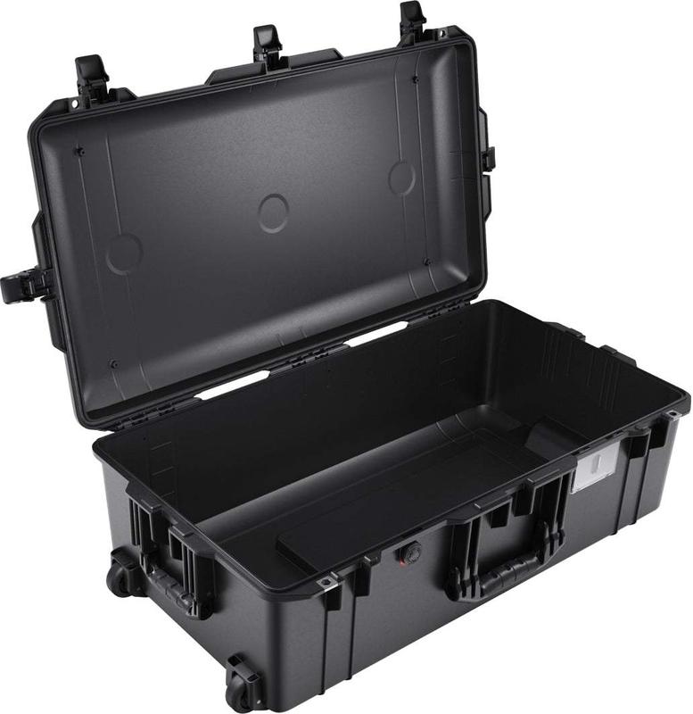 Pelican 1615 Air Case - Polypropylene ABS Material, Lightweight & Durable for Airline Check-In Size, Retractable Handle and Quiet Wheels