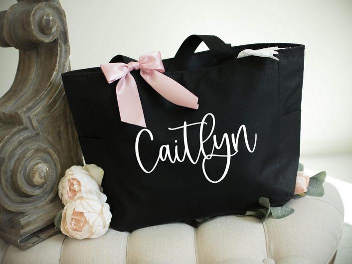 Personalized Bride Bag, Engagement gift, Bride Tote Bags, Wedding Gift, Bridal Shower Gift, Gift For Bride, Bridal Gift, Honeymoon Gift, Tote Bag for Bride