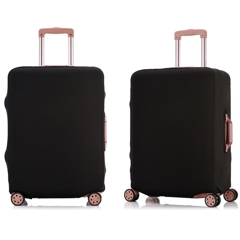 Solid Color Travel Case Cover, 1 Count Portable Foldable Washable Protective Cover for Trolley Luggage, Dust-proof Bag for Traveling Case