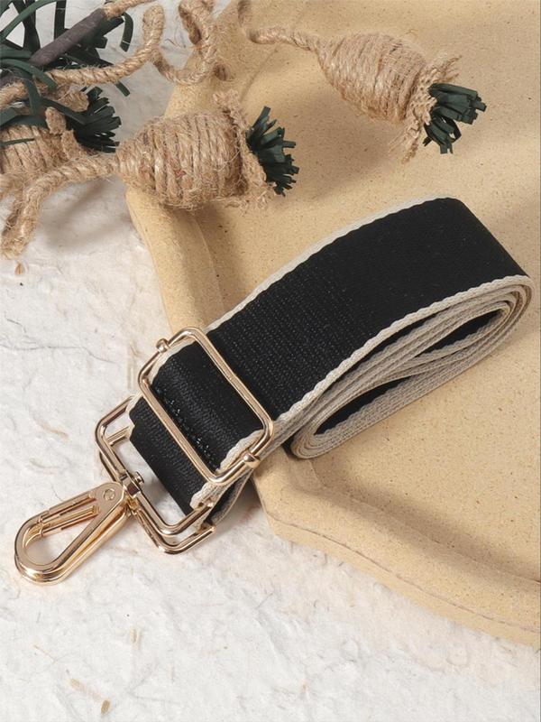 Simple Contrast Binding Design Bag Strap, Adjustable Nylon Bag Strap, Multifunctional Travel Accessory