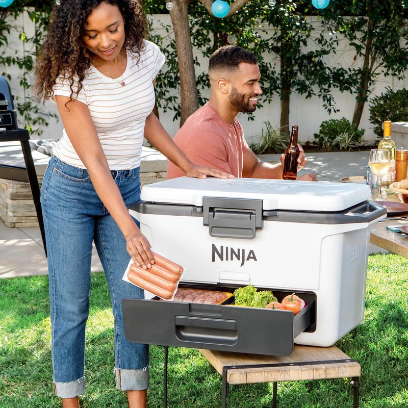 Ninja FrostVault 50 Qt. Premium Cooler with Ice & Dry Storage