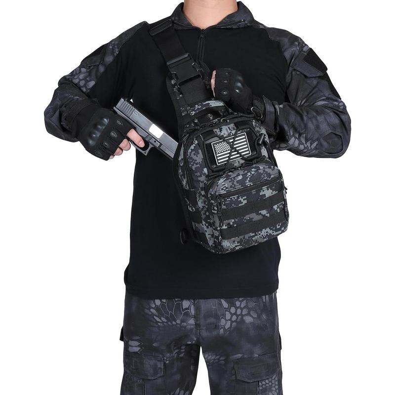 Small  Sling Bag For Men With Holster  EDC  Bag CCW Crossbody Bag 7 Liters