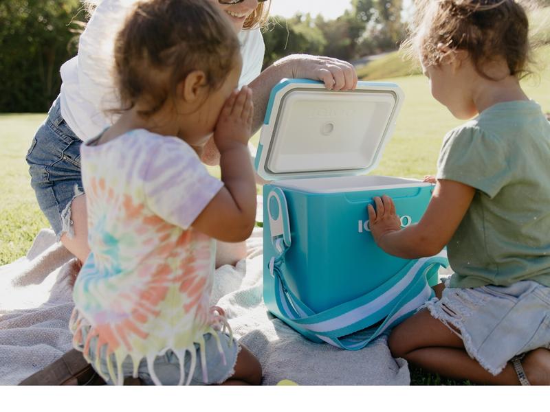 11 QT. Tag Along Too Hard Side Cooler, Turquoise Blue