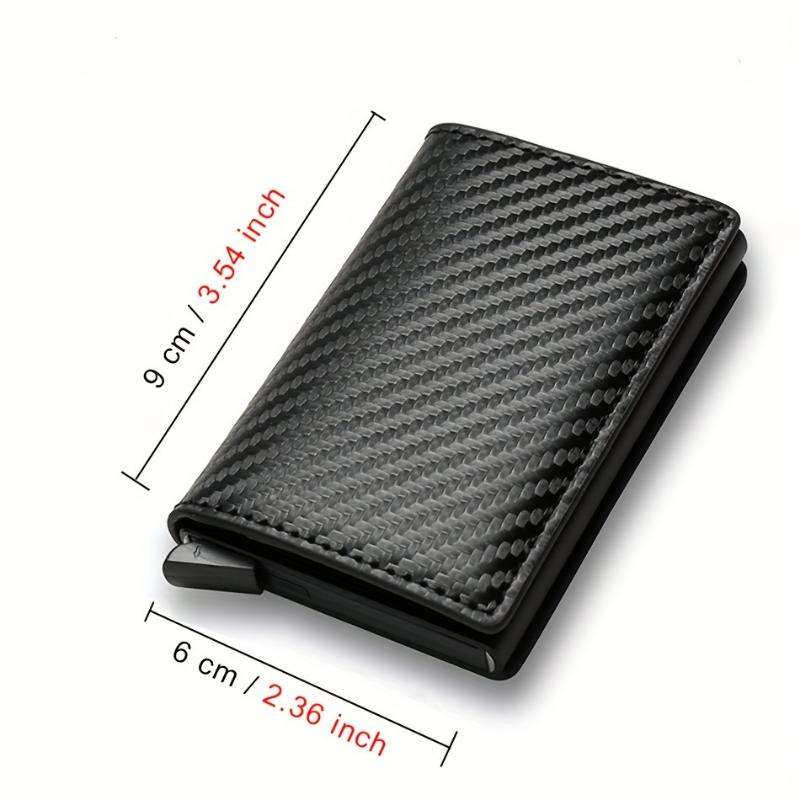 Minimalist Men's Rfid Blocking Credit Card Holder Coin Purse, Ideal Gift