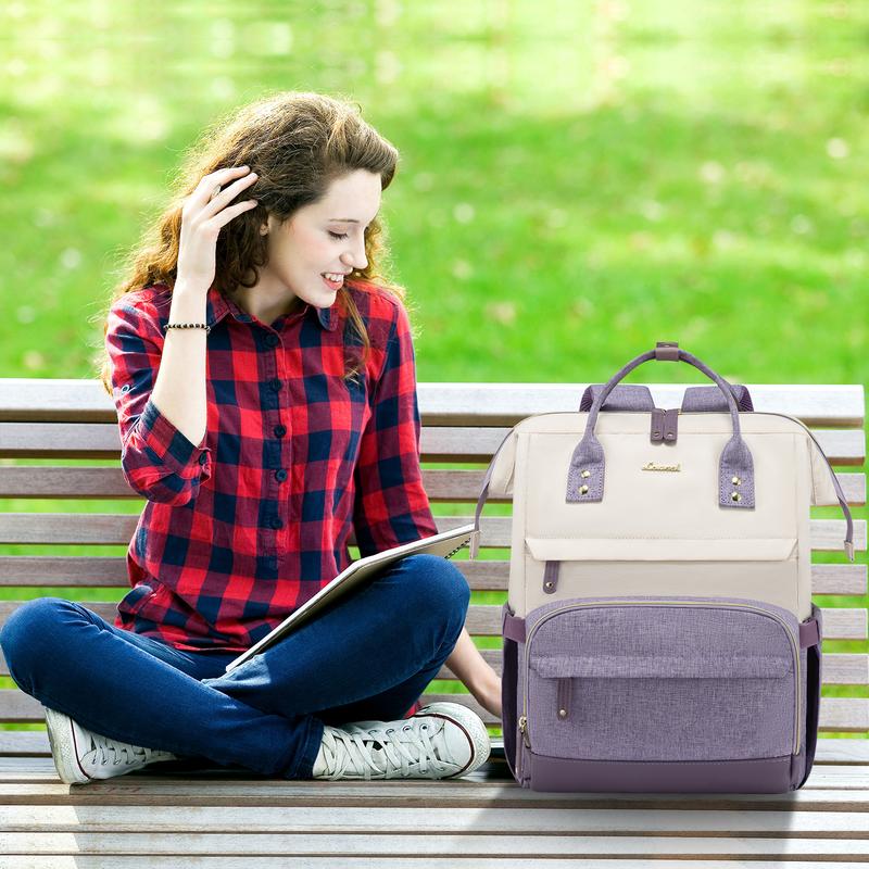 LOVEVOOK Black Friday  15.6-17.3 Laptop Backpack for Women, Backpack Purse for Girls with Anti-Theft Pocket, Travel Backpack for Girls with USB Port, Carry On Bag for Teacher, Nurse and College.