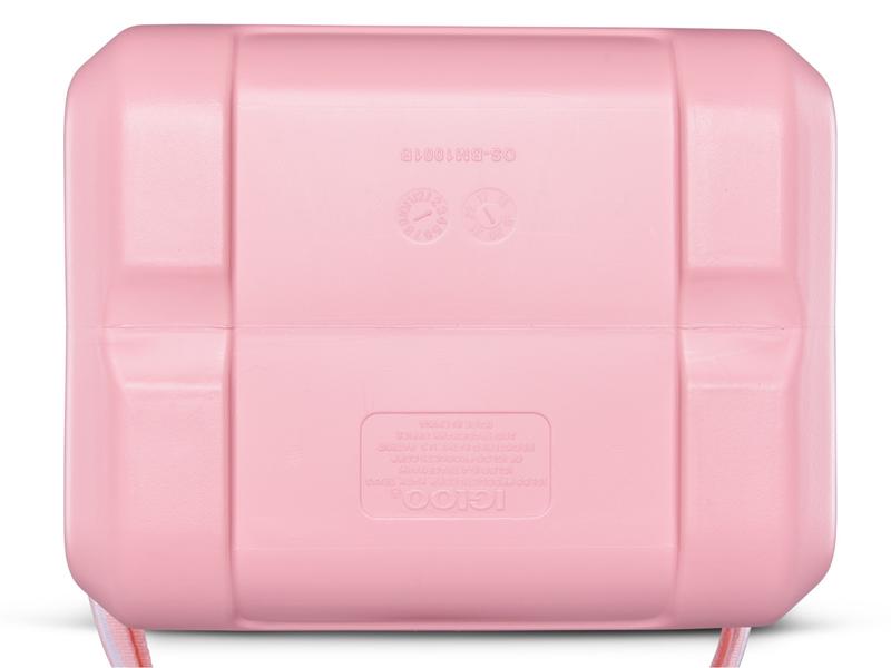 Igloo 11 QT Tag-a-Long Hard Sided Cooler, Blush, 14 Can Capacity