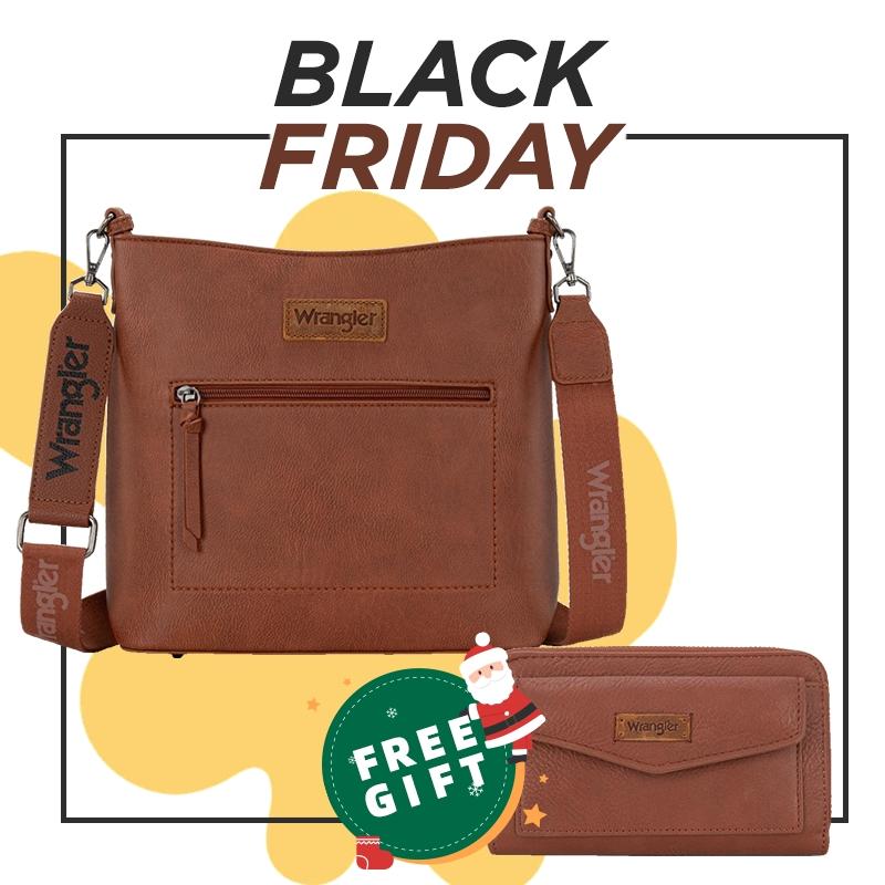 Wrangler Hot Sale Travel Crossbody Bags  with Free Matching Wallet– Stylish and Versatile Shoulder Bag Perfect for Everyday Use | WG117G-9360-154