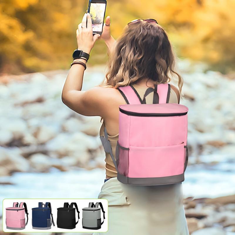 Large Capacity Cooler Bag, Portable Leak Proof Soft Cooler Backpack, Waterproof Cooler Bag for Outdoor Travel, Beach, Camping, Picnic