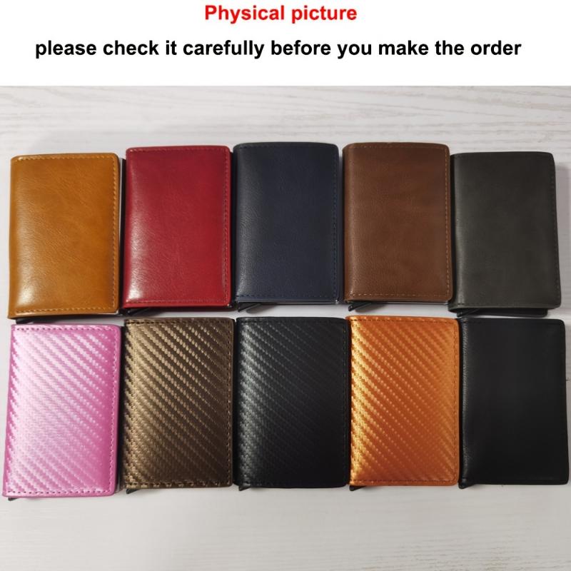 Minimalist Men's Rfid Blocking Credit Card Holder Coin Purse, Ideal Gift