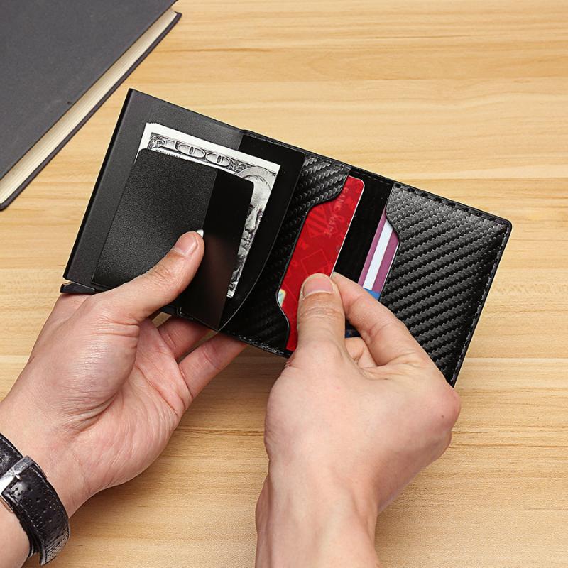 Minimalist Men's Rfid Blocking Credit Card Holder Coin Purse, Ideal Gift