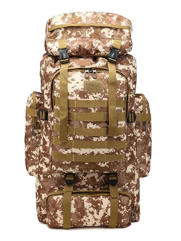 Casual Multifunction Camo Tactical Backpack, Large Capacity Outdoor Travel Bag, Waterproof Travel Bag Backpack for Camping Back To School Summer 2024, Fall Outfits, Fall Freshness