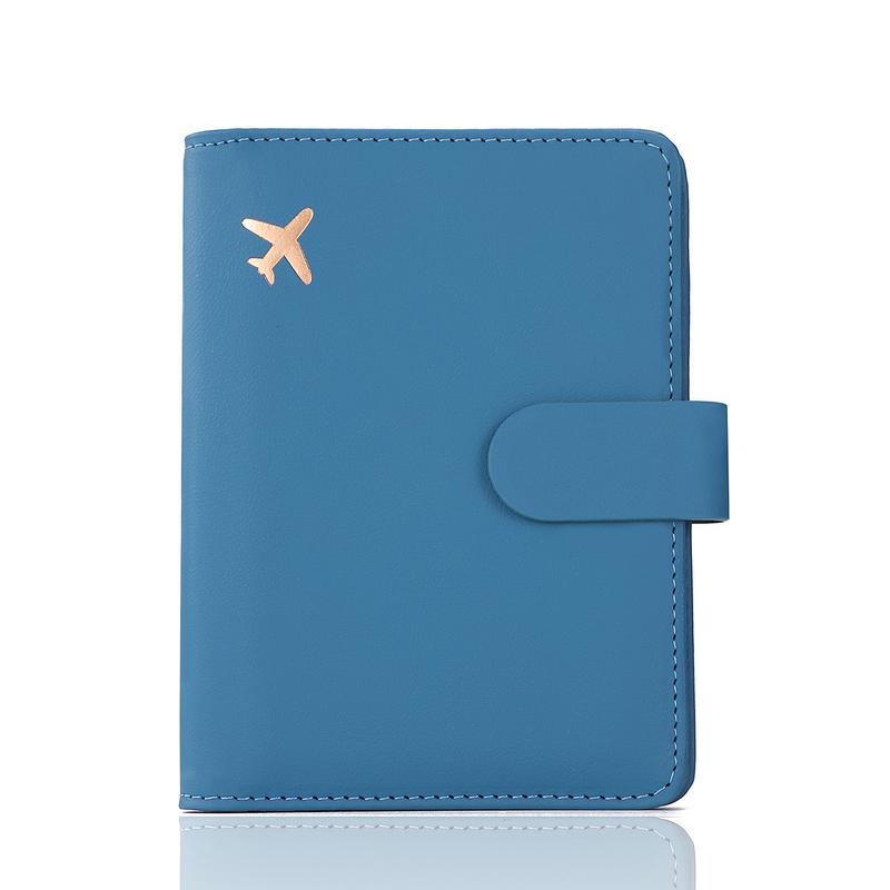 Multifunction Passport Holder Card Slots RFID Blocking Travel Wallet