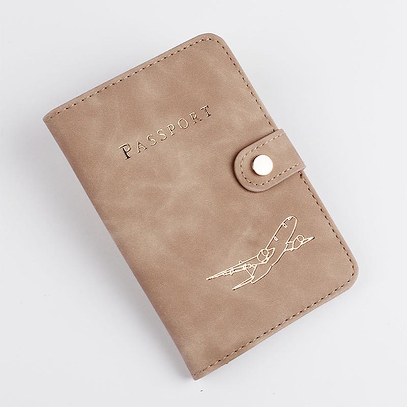 Waterproof Passport Holder Covers Case Travel PU Leather Credit Card Wallet Cute Passport Book For Women Men Passport Cover