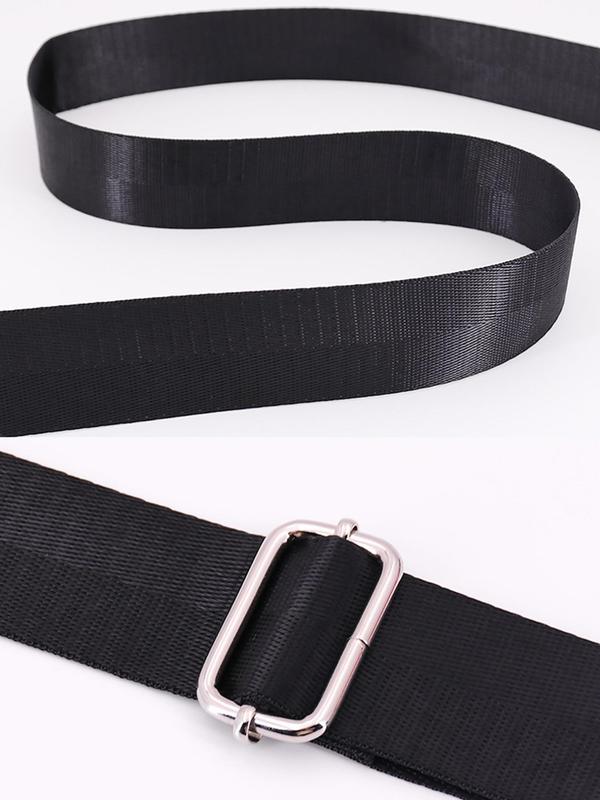 Simple Plain Color Adjustable Shoulder Strap,  Lightweight Nylon Bag Strap for Women's Handbag, Portable Durable Bag Strap, Fashion Bag Accessories