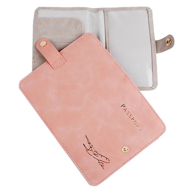 Waterproof Passport Holder Covers Case Travel PU Leather Credit Card Wallet Cute Passport Book For Women Men Passport Cover