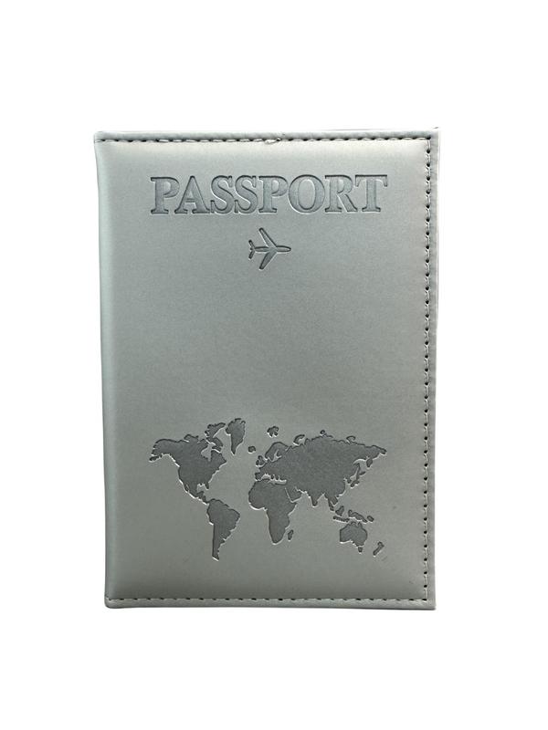 Summer Solid Color Passport Cover, 2024 New Stylish Pu Leather Travel Wallet for Men Women, Bifold Passport Cover Case Holder for Travel Outdoor Debit Cards Fall Outfits Fall Freshness