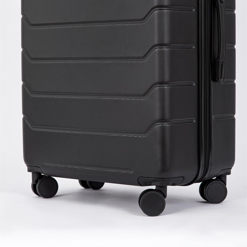 3 Pcs ABS Hardside Luggage Sets with TSA Lock Spinner Wheels