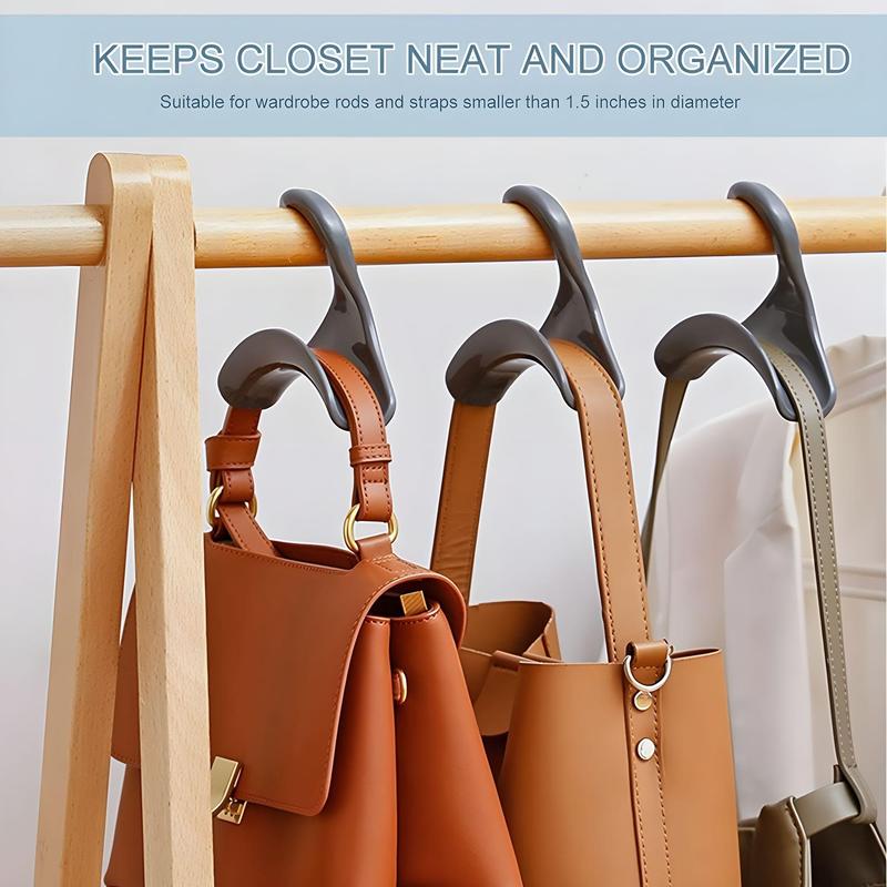 Handbag Hook, 3pcs set Stable Handbag Hanger, Cool Bedroom Accessories Hat & Scarf Storage Hook for Wardrobe, Home Organizer