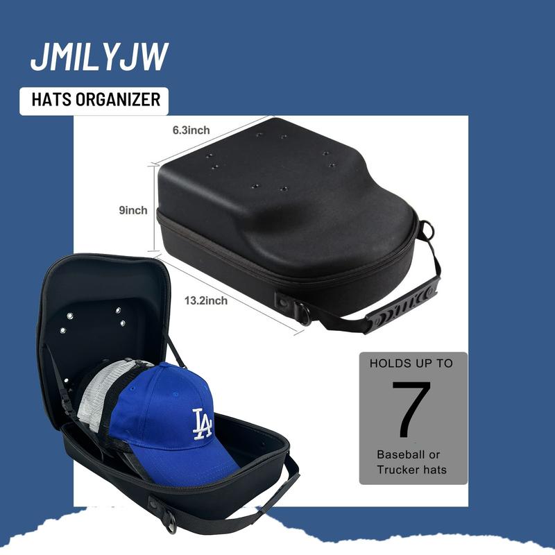 JMILYJW Hat Travel Case, Hat Carrier and Hat Storage for Baseball Caps