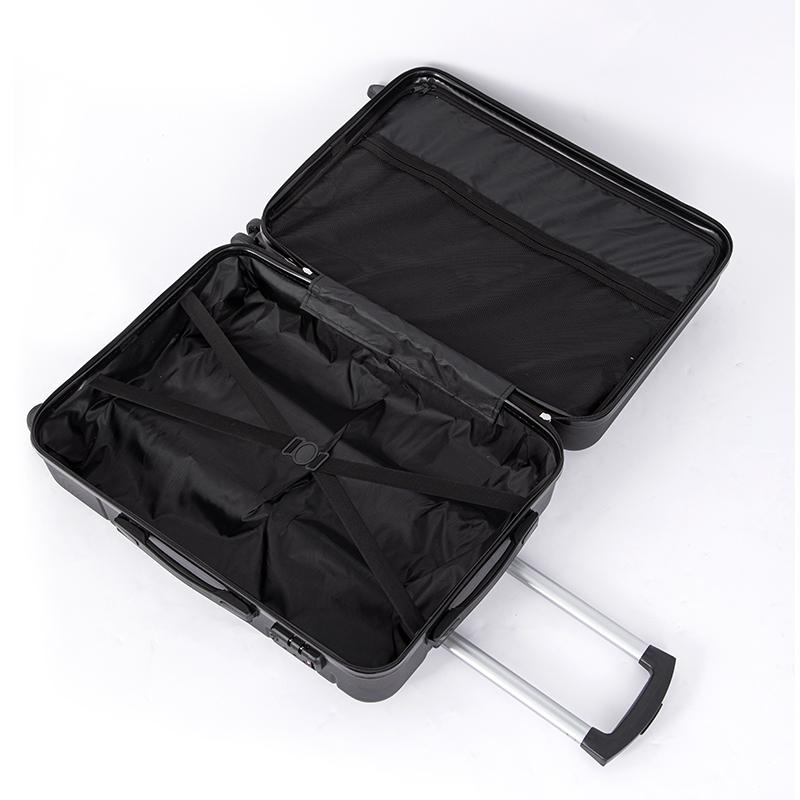 3 Pcs ABS Hardside Luggage Sets with TSA Lock Spinner Wheels